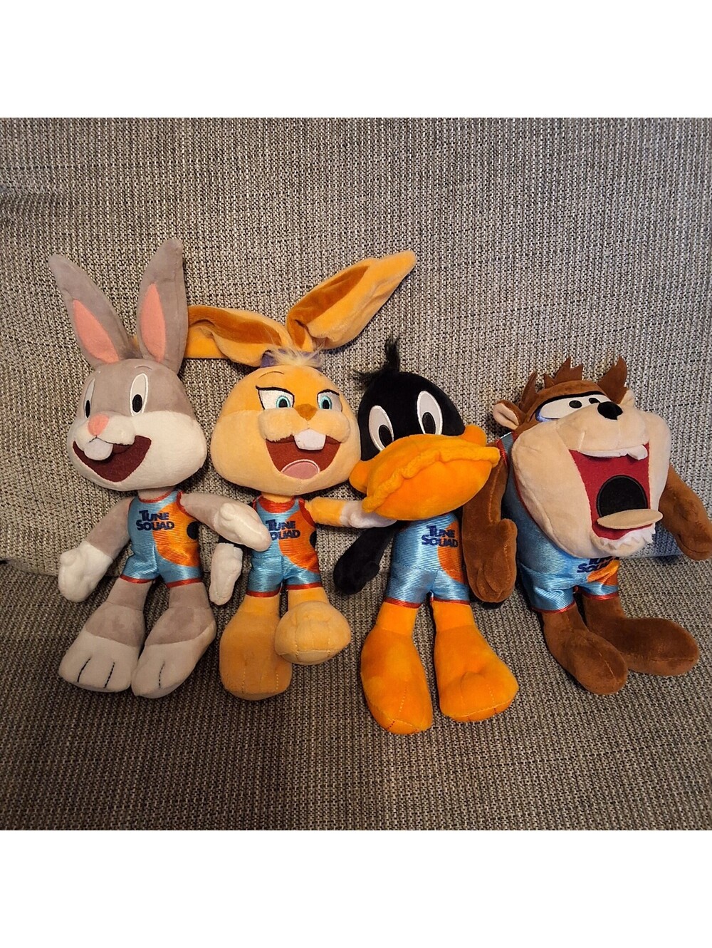 Looney Tunes Space Jam Plush Toy Set - Bugs Bunny, Lola Bunny, Daffy Duck, Taz